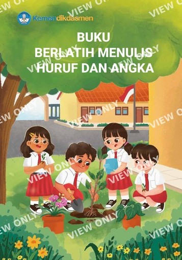Cover Menulis Huruf & Angka