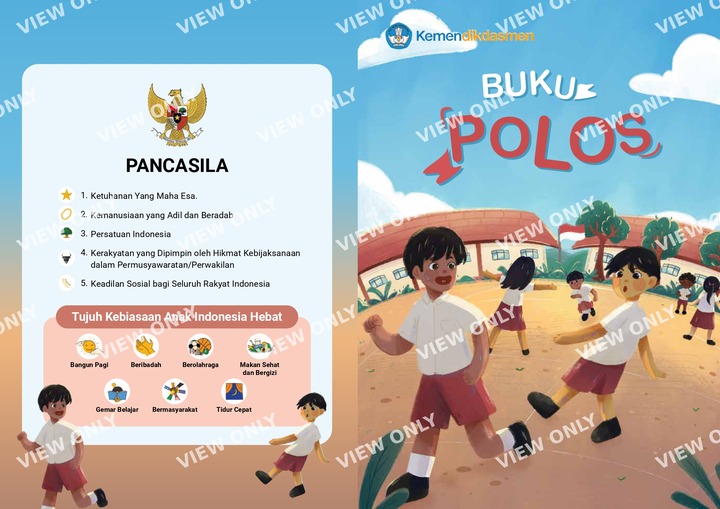Cover Buku Tulis Polos